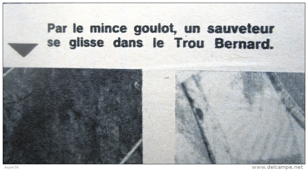 magazine avec article "Aventures spéléologiques à Tailfer et Mont-sur-Meuse" 1966