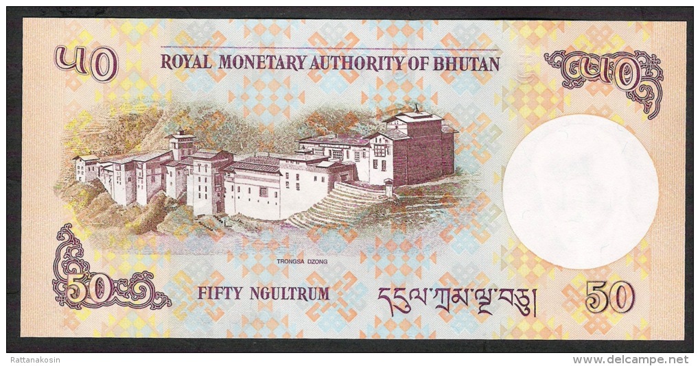 BHUTAN   P31b   50  NGULTRUM    2013     UNC. - Bhoutan