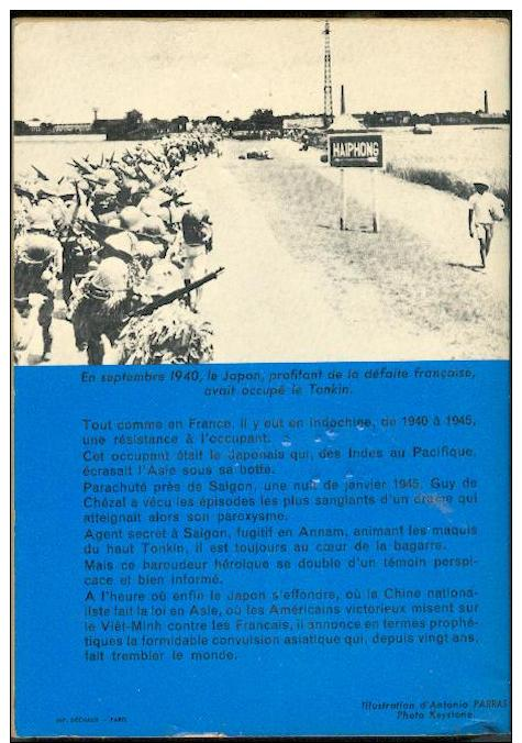 Guy De Chézal : Parachuté En Indochine !! , J´AI LU BLEU Leur Aventure A 150/151 Guerre * TTBE/NEUF 1966 - Geschichte