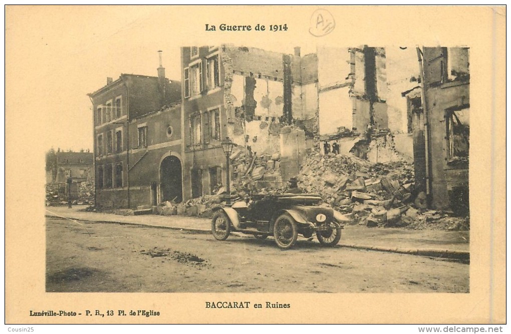 54 BACCARAT En Ruines - Voiture - Baccarat