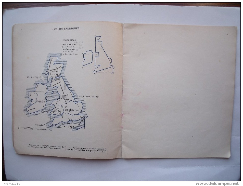 CAHIER De CARTOGRAPHIE: L´EUROPE Cours Supérieur - Par FRAYSSE - Armand COLIN - 6-12 Ans