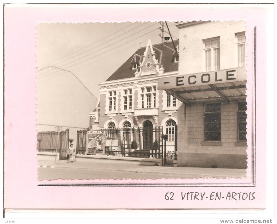 VITRY EN ARTOIS - Sur Carte Double - Photo Marcel Guilbaut - Lambersart - Série N°3587 - Vitry En Artois