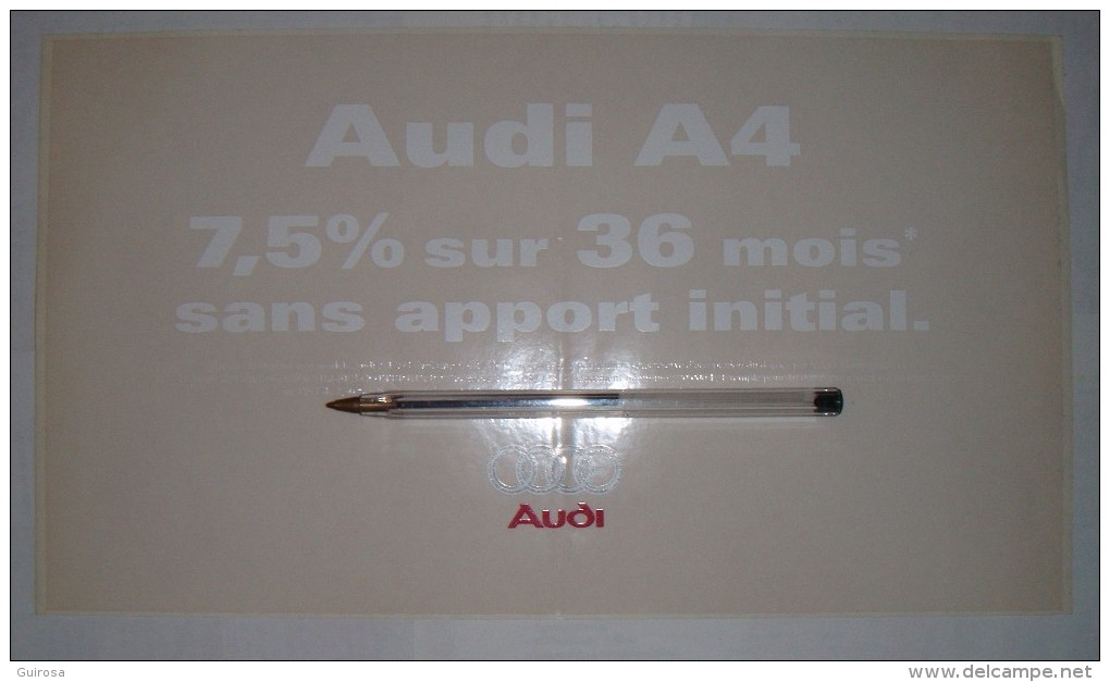 Publicité Autocollante Audi A4 - Voitures