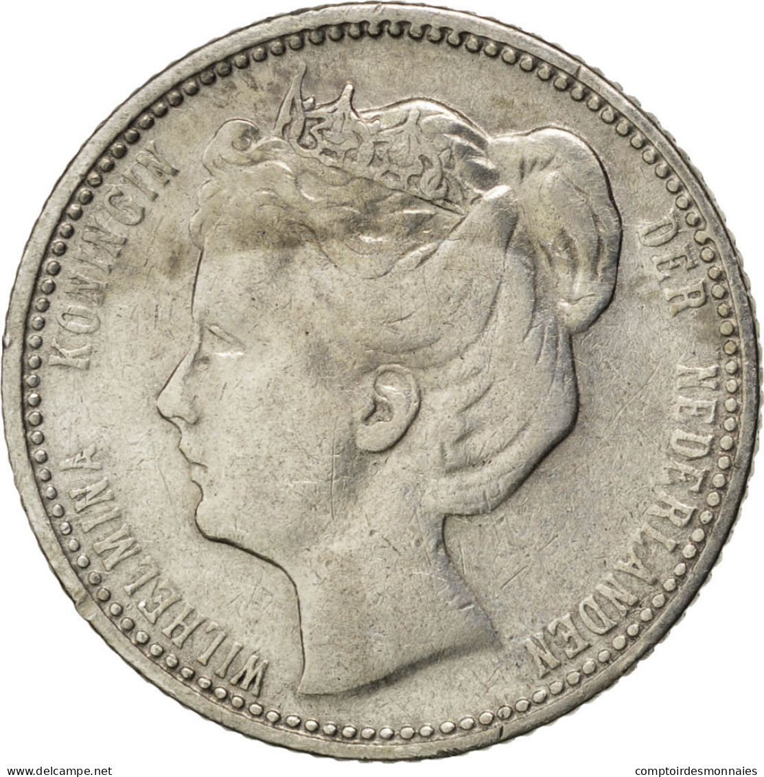 Monnaie, Pays-Bas, Wilhelmina I, 25 Cents, 1904, TTB, Argent, KM:120.2 - 25 Centavos