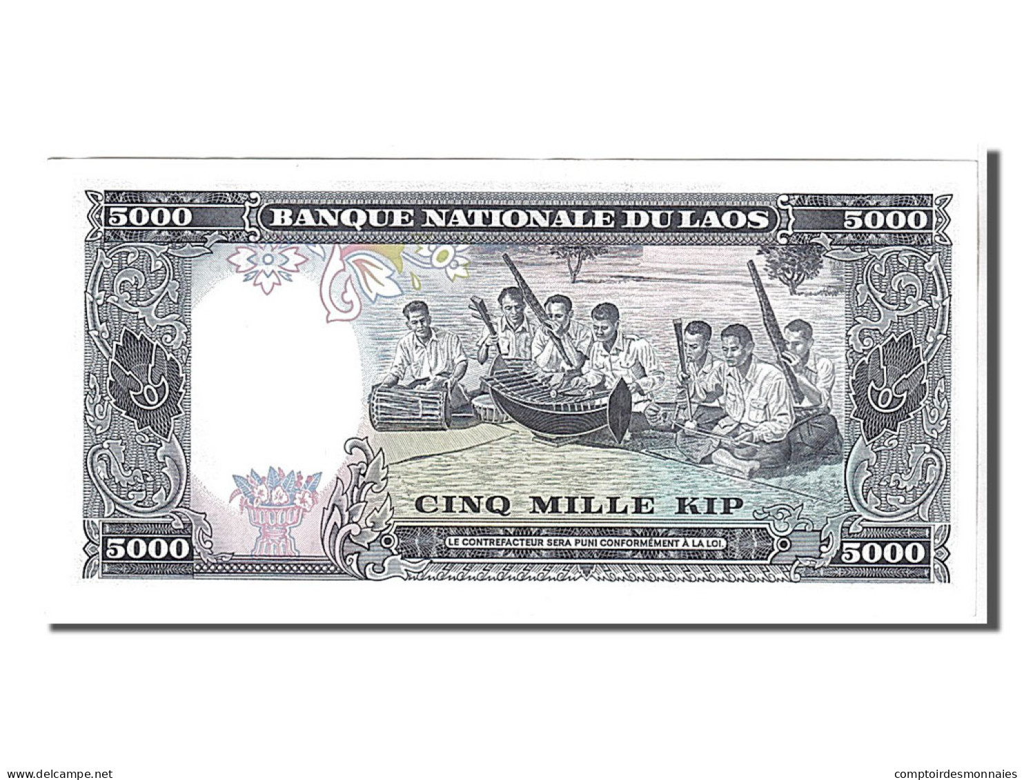 Billet, Lao, 5000 Kip, 1975, KM:19a, SPL - Laos