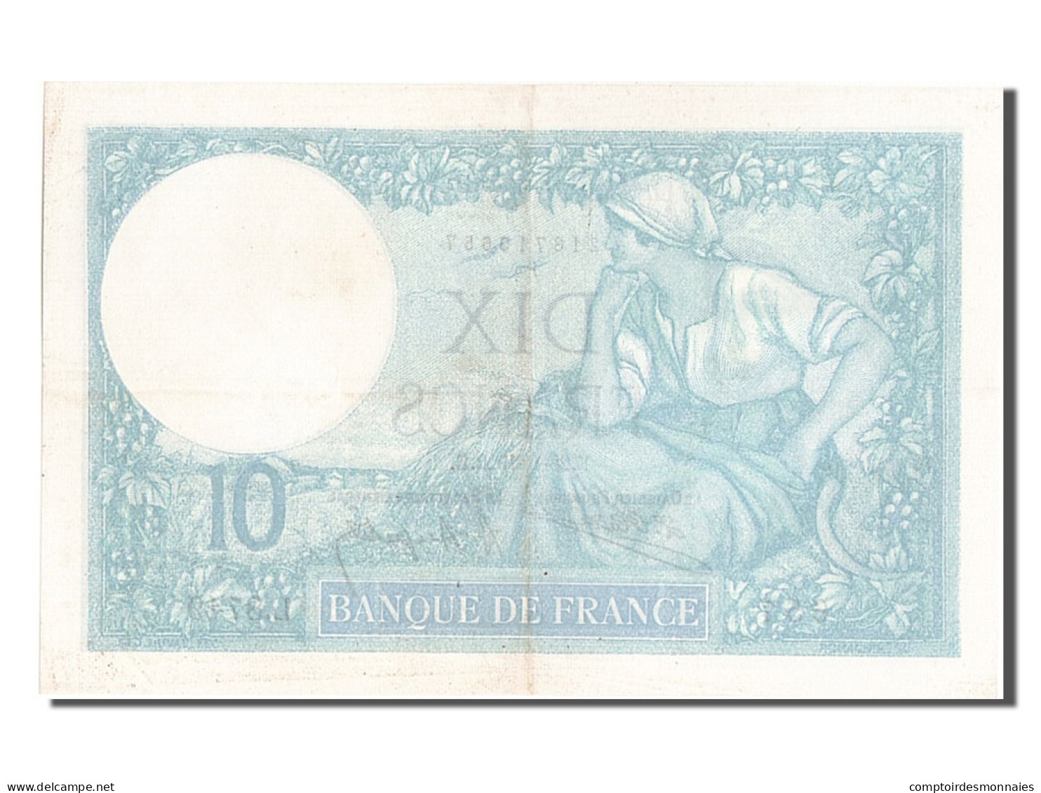 Billet, France, 10 Francs, 10 F 1916-1942 ''Minerve'', 1922, 1922-06-28, SUP+ - 10 F 1916-1942 ''Minerve''