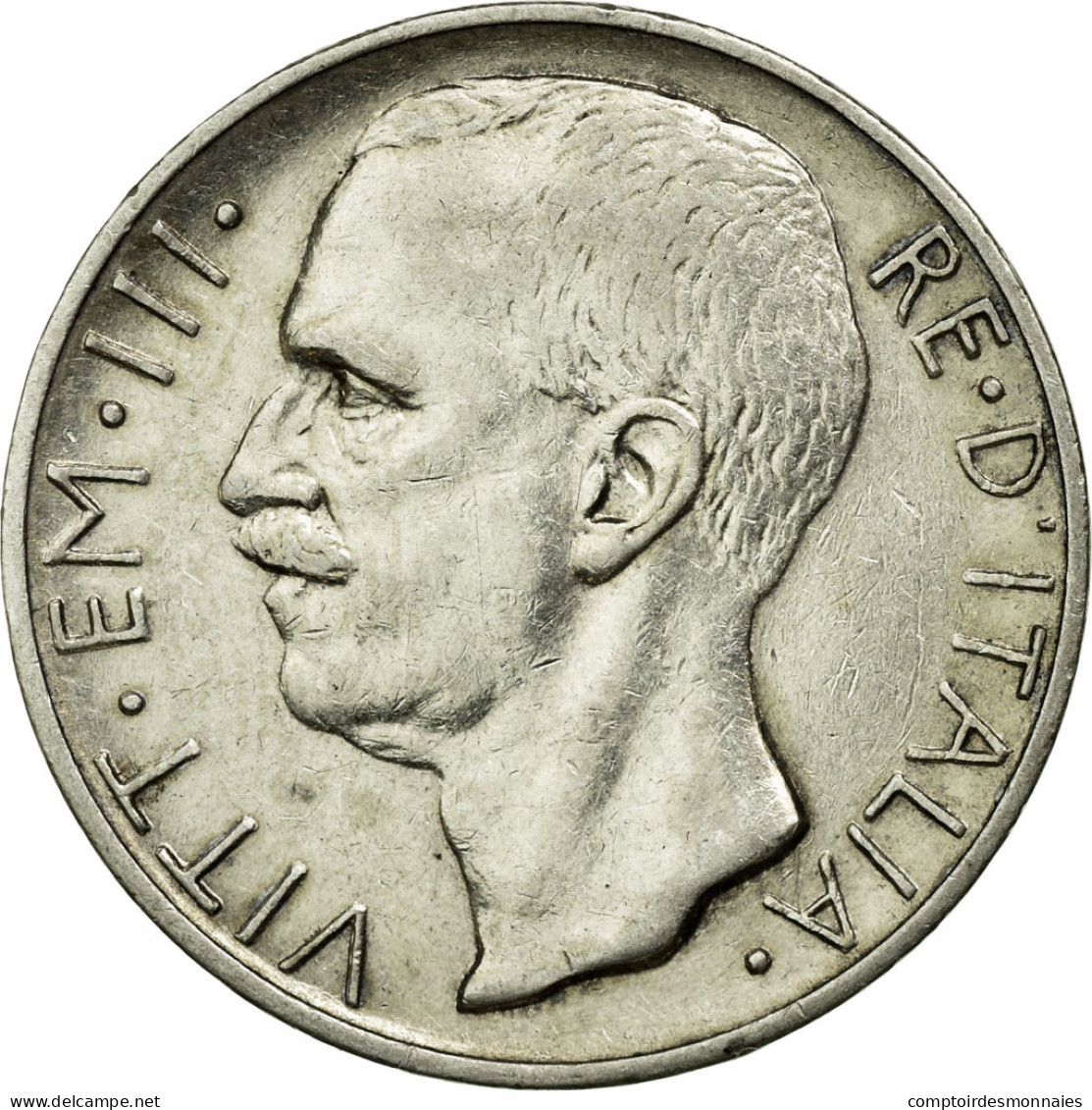 Monnaie, Italie, Vittorio Emanuele III, 10 Lire, 1927, Rome, TTB, Argent - 1900-1946 : Victor Emmanuel III & Umberto II