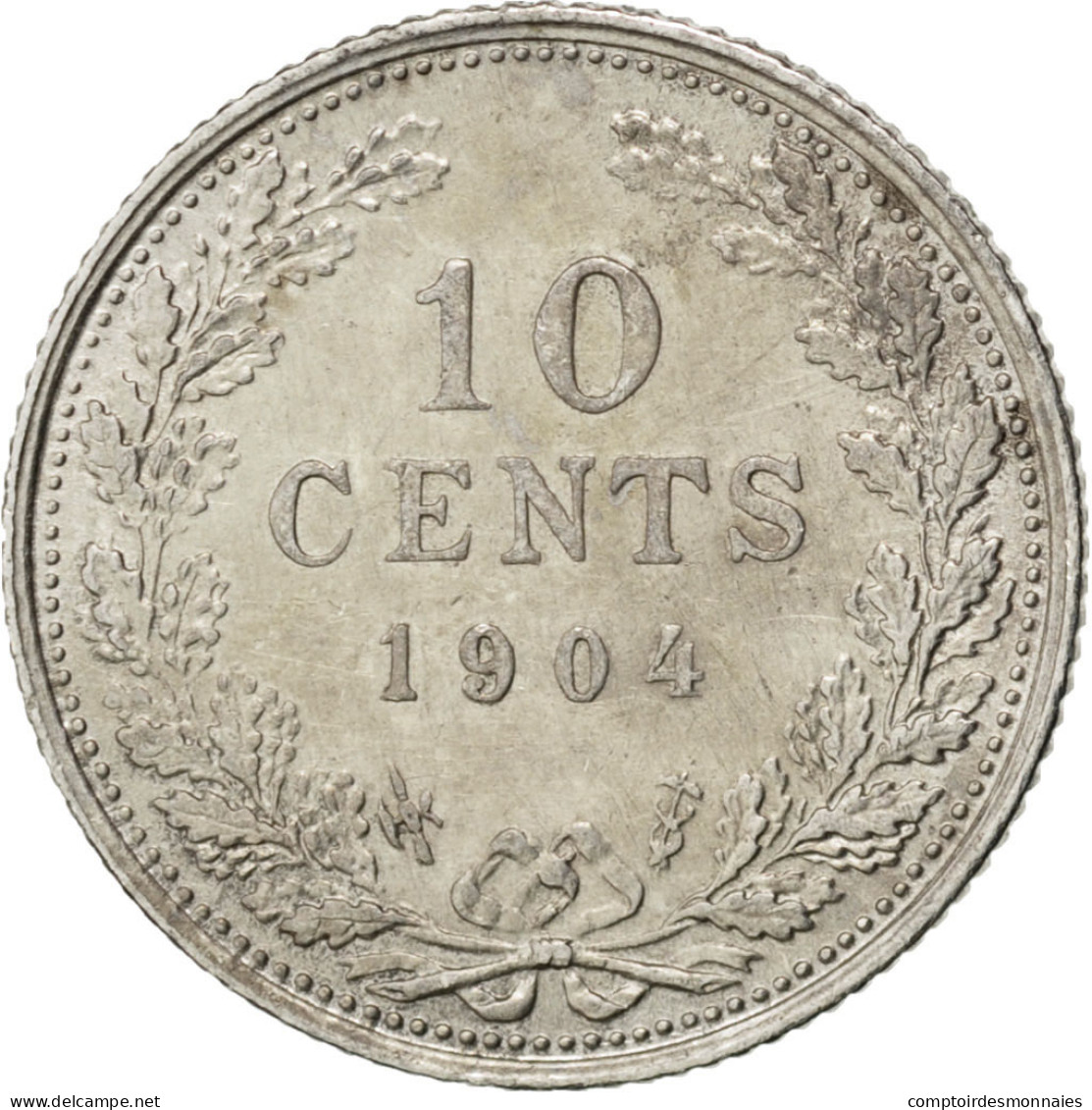 Monnaie, Pays-Bas, Wilhelmina I, 10 Cents, 1904, SUP, Argent, KM:136 - 10 Cent