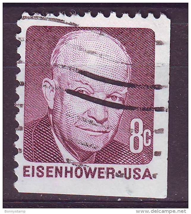 United States, 1970-74 - 8 Cents  Eisenhower - Usato° Nr.1395 - Oblitérés