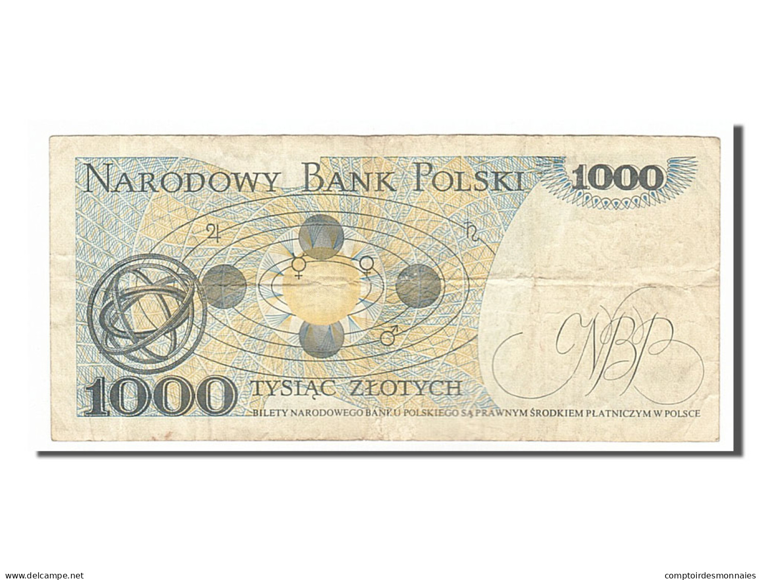 Billet, Pologne, 1000 Zlotych, 1982, 1982-06-01, TTB - Pologne