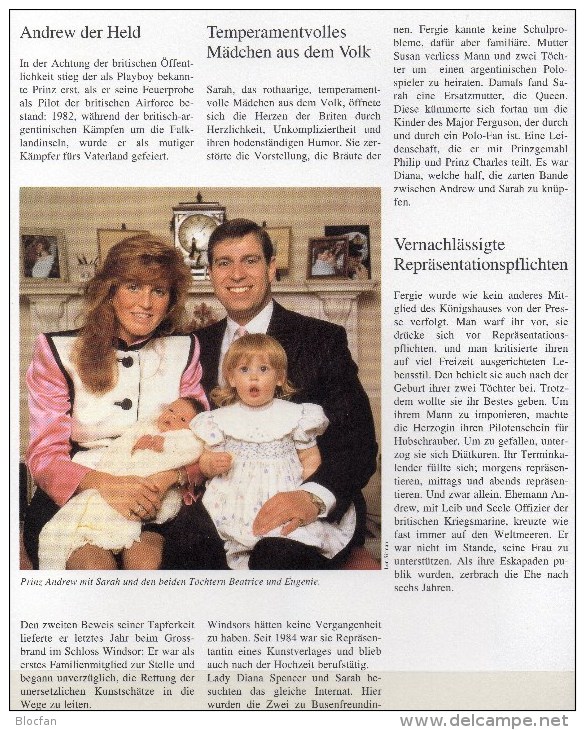 Erinnerungsblatt Hochzeit 1986 Sarah/Andrew Grenadinen 497/0ZD+GBl ** 20€ Charles,Lady Di/Familie Honey-moon Set Vincent - St.Vincent (1979-...)