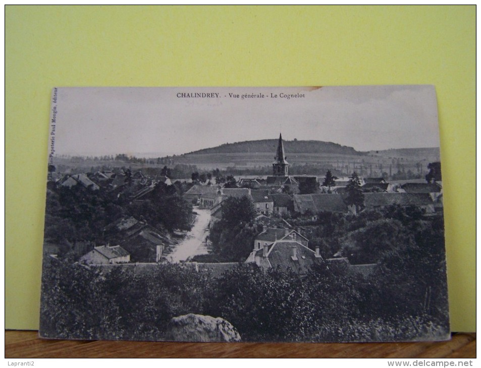 CHALINDREY (HAUTE MARNE) VUE GENERALE. LE COGNELOT. - Chalindrey