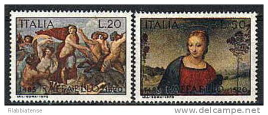 1970 - 1118/19 Raffaello Sanzio - 1961-70: Mint/hinged