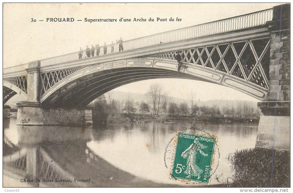 54 FROUARD - Superstructure D'une Arche Du Pont De Fer - Frouard