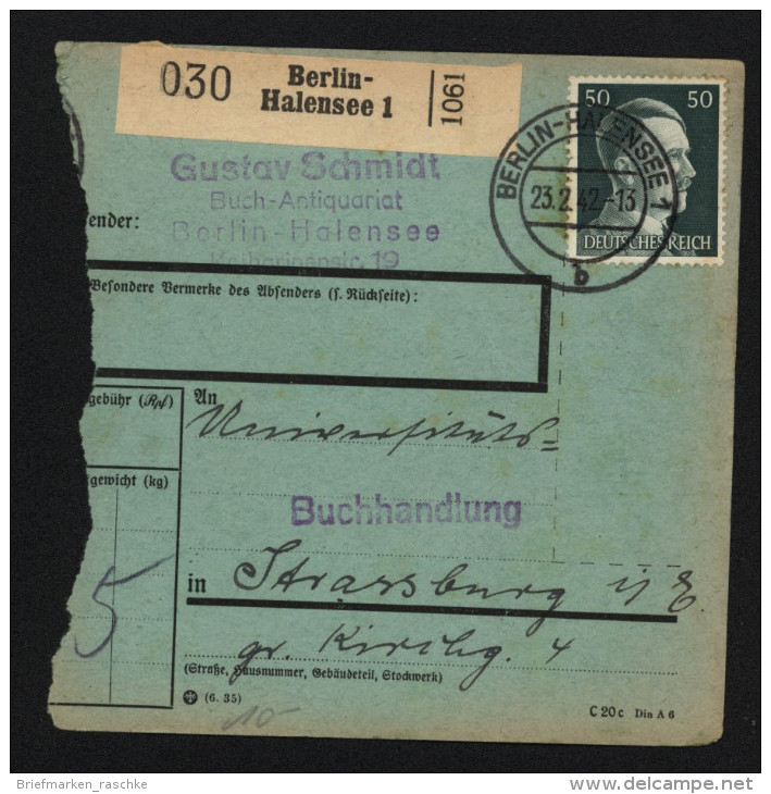 D.R.o- Berlin Halensee 1 (6110) - Briefe U. Dokumente