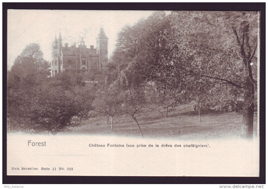 FOREST - VORST - Château Fontaine - Vue Prise De La Drêve Des Chataîgniers  // - Forest - Vorst