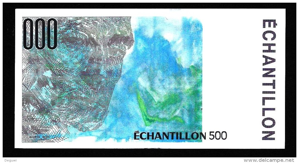 Test Note "BDF" 500 Units Testnote, RRRRR, UNC -,  Echantillon, SPECIMEN, Scarce! - Fiktive & Specimen