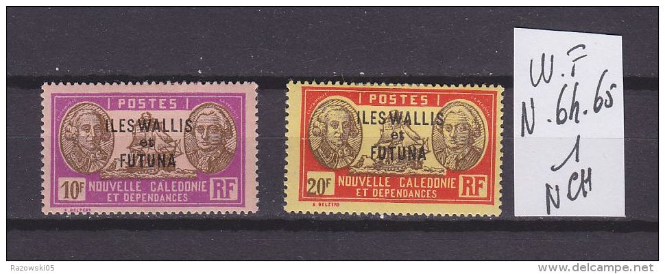 FRANCE. TIMBRE. COLONIE FRANCAISE. WALLIS ET FUTUNA. N°.......64. 65. - Nuovi