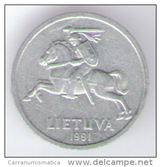 LITUANIA 1 CENTAS 1991 - Lituania