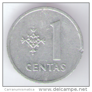 LITUANIA 1 CENTAS 1991 - Lituanie