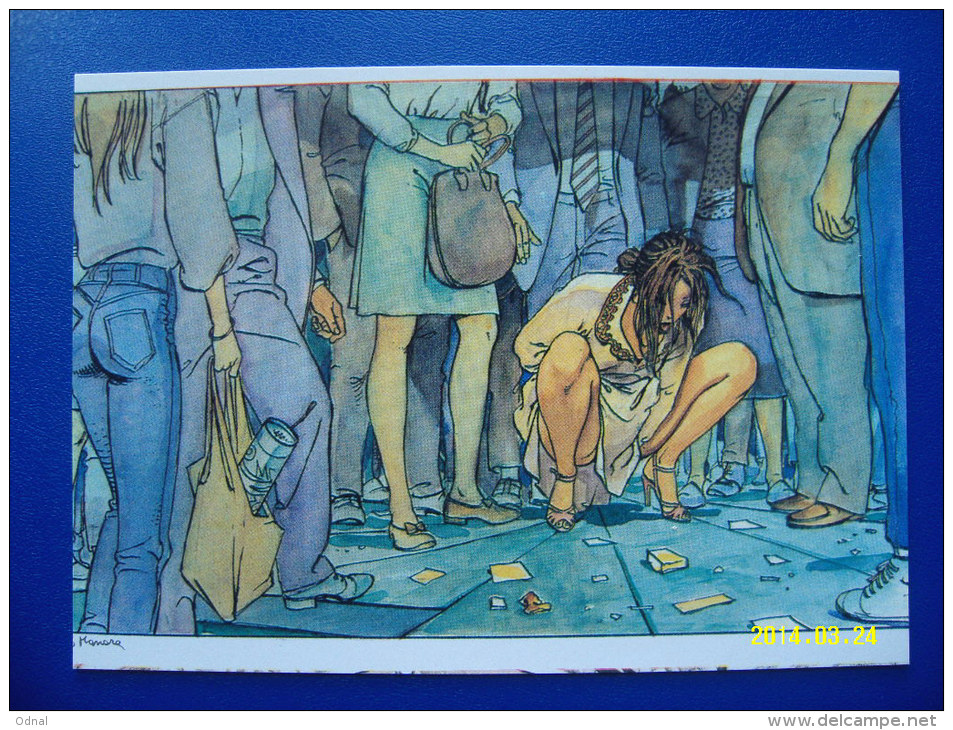 1 CARTOLINA    DI  MILO  MANARA  ( LE  DECLIC ) 3 - Milo Manara Strips