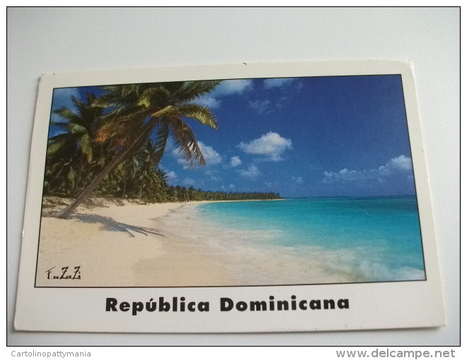 STORIA POSTALE FRANCOBOLLO COMMEMORATIVO Repubblica Domenicana Playa Del Este - Dominique