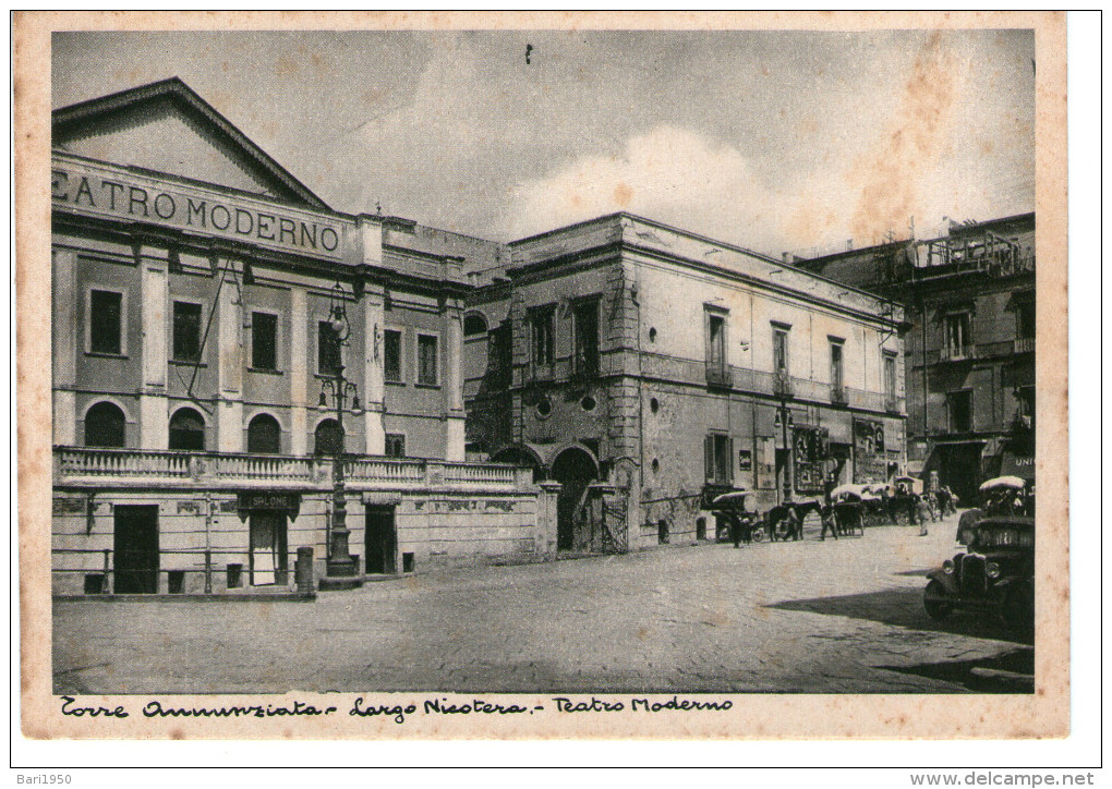 Torre Annunziata - Largo Nicotera - Teatro Moderno - Torre Annunziata