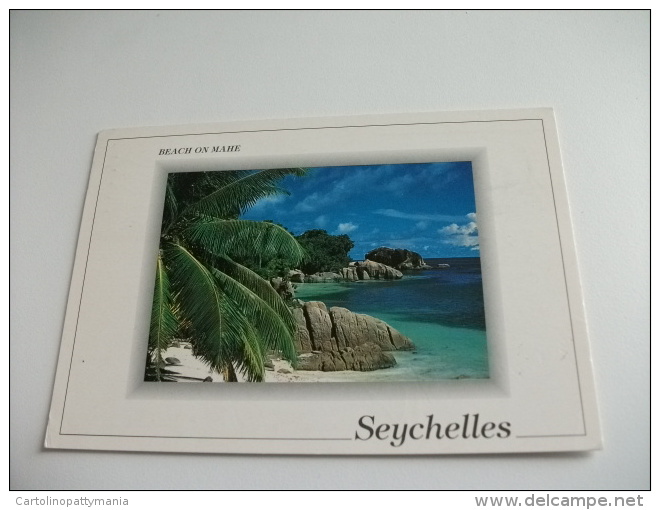 STORIA POSTALE FRANCOBOLLO COMMEMORATIVO Seychelles Francobollo Uccello  Beach On Mahe - Seychelles