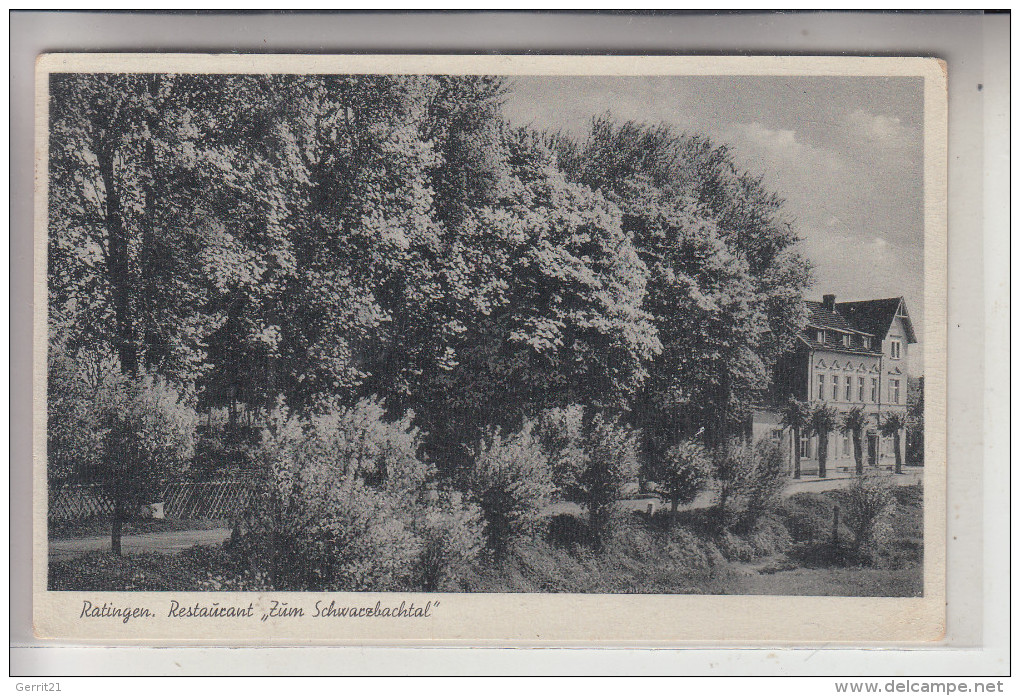 4030 RATINGEN, Restaurant "Zum Schwarzbachtal", 1956 - Ratingen