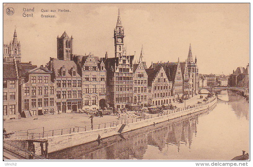 CPA Gand/Gent - Quai Aux Herbes - 1932 (2021) - Gent