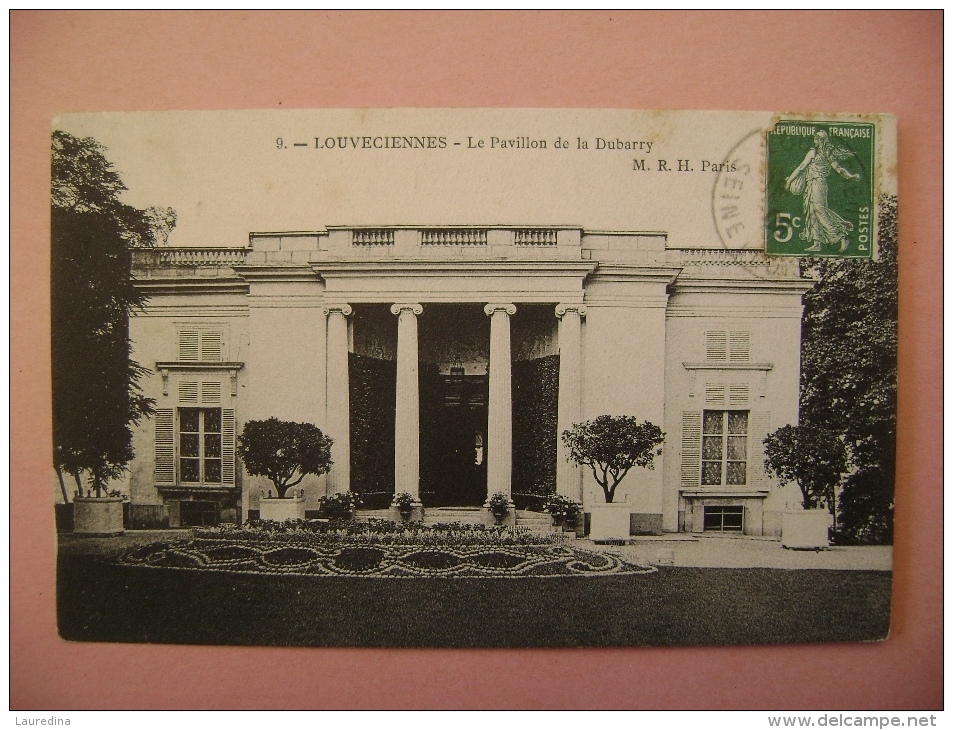 CP LOUVECIENNES   N°9 LE PAVILLON DE LA DUBARRY - Louveciennes