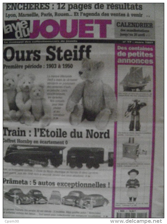 La Vie Du Jouet N°017 - 003/1997 - Ours Steif; Train Etoile Nord; Prameta; Automobiles - Orsi