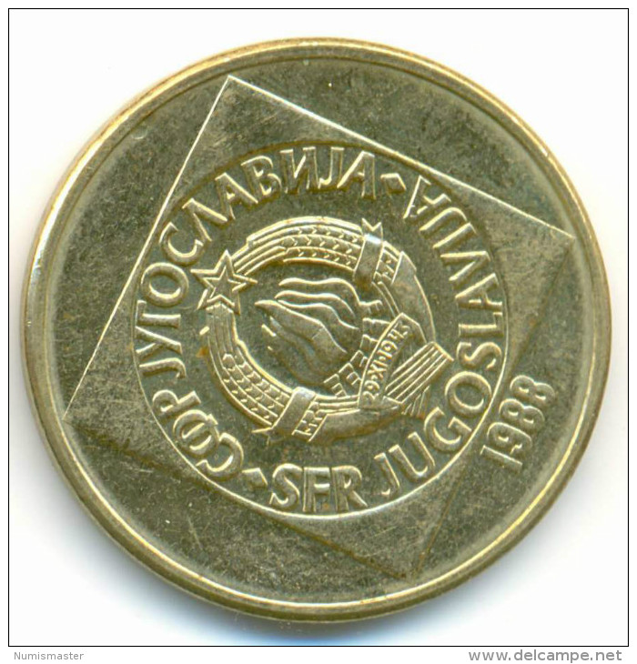 ERROR , YUGOSLAVIA 100 DINARA 1988 , ROTATED REVERS CCA. 45* - Joegoslavië