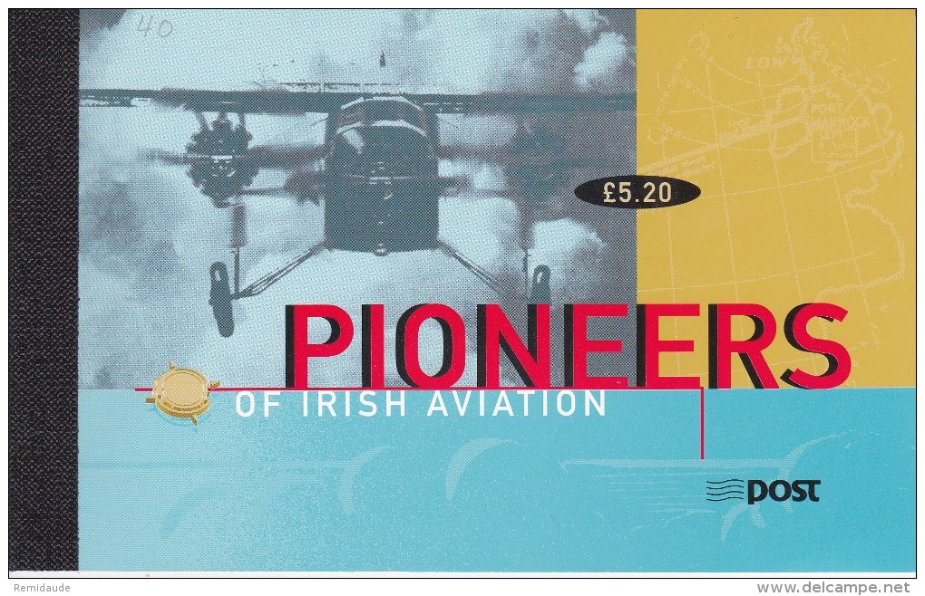 IRLANDE - 1998 - CARNET  "PIONNIERS De L'AVIATION IRLANDAISE" - Carnets