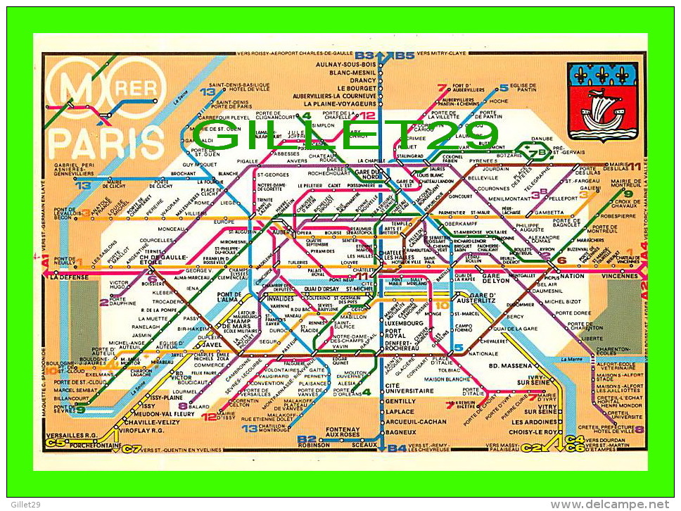 CARTES GÉOGRAPHIQUES - PLAN DU MÉTRO RÉSEAUX URBAIN ET RÉGIONAL - ÉDITIONS CHANTAL - - Cartes Géographiques