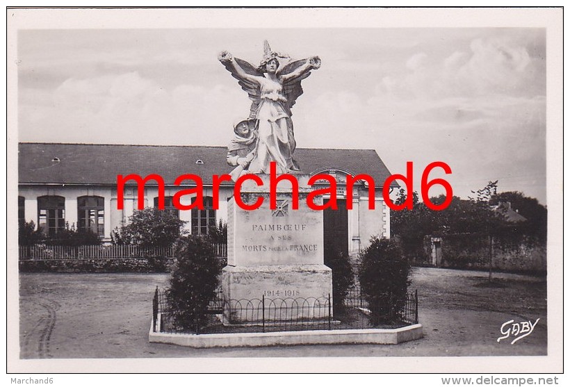 Loire Atlantique Paimboeuf Le Monument Aux Morts S Buzy Archit G Barreau Statuaire Editeur Artaud - Paimboeuf