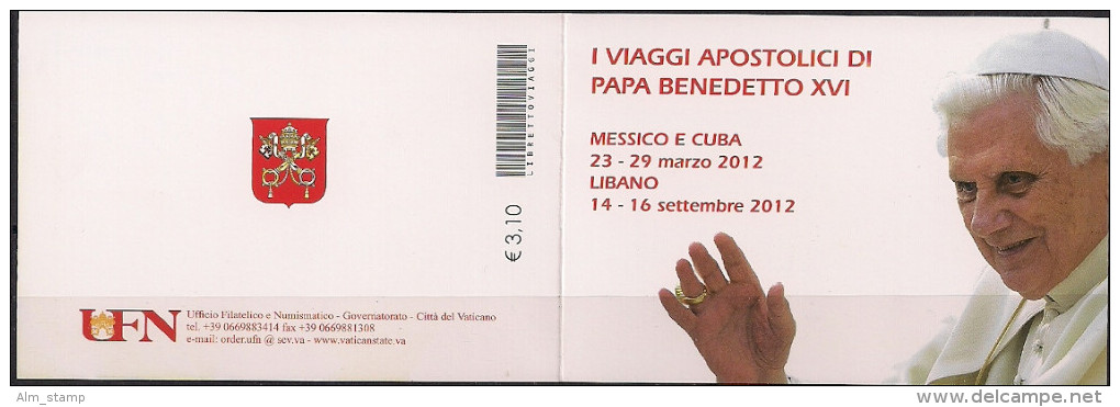 2013 Vatikan  Mi. MH 22 Used   Papstreisen 2012 - Gebruikt