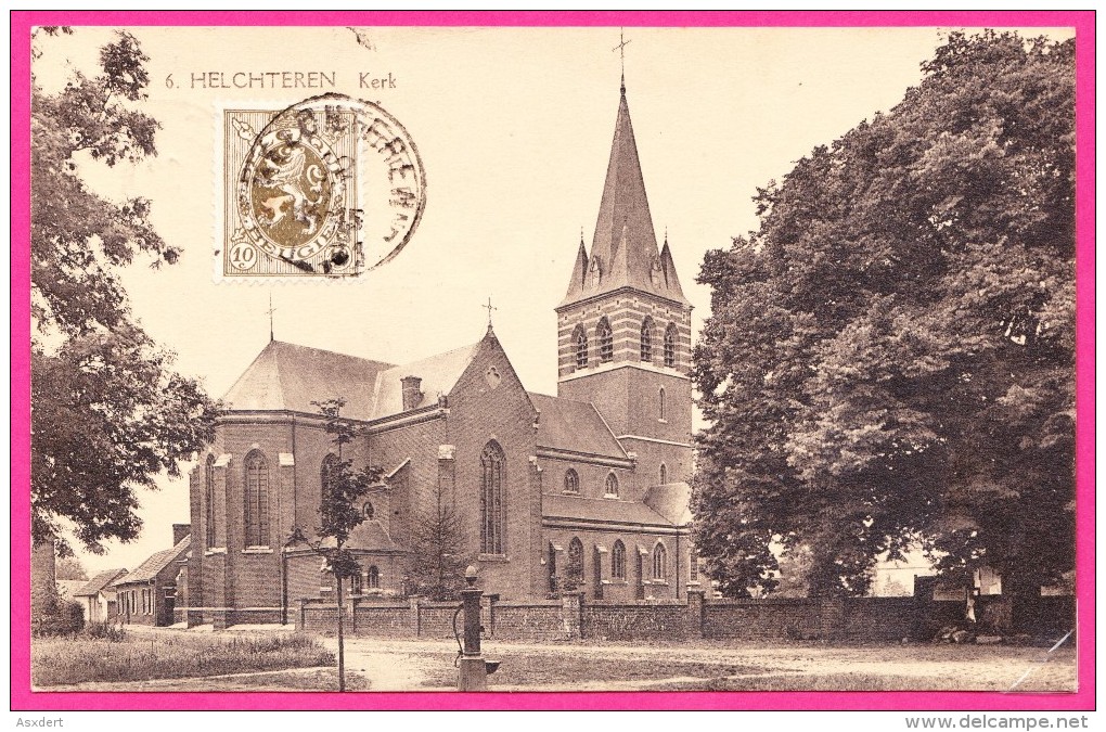 Helchteren  Kerk - Met De Waterpomp - * RELAIS * 1931 . Uitg. Jos. Mathuwis-Servaes - Houthalen-Helchteren
