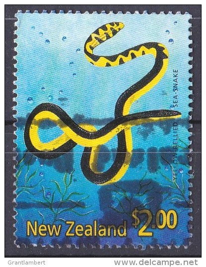 New Zealand 2001 Marine Reptiles $2 Yellow-bellied Sea-snake Used - Gebraucht
