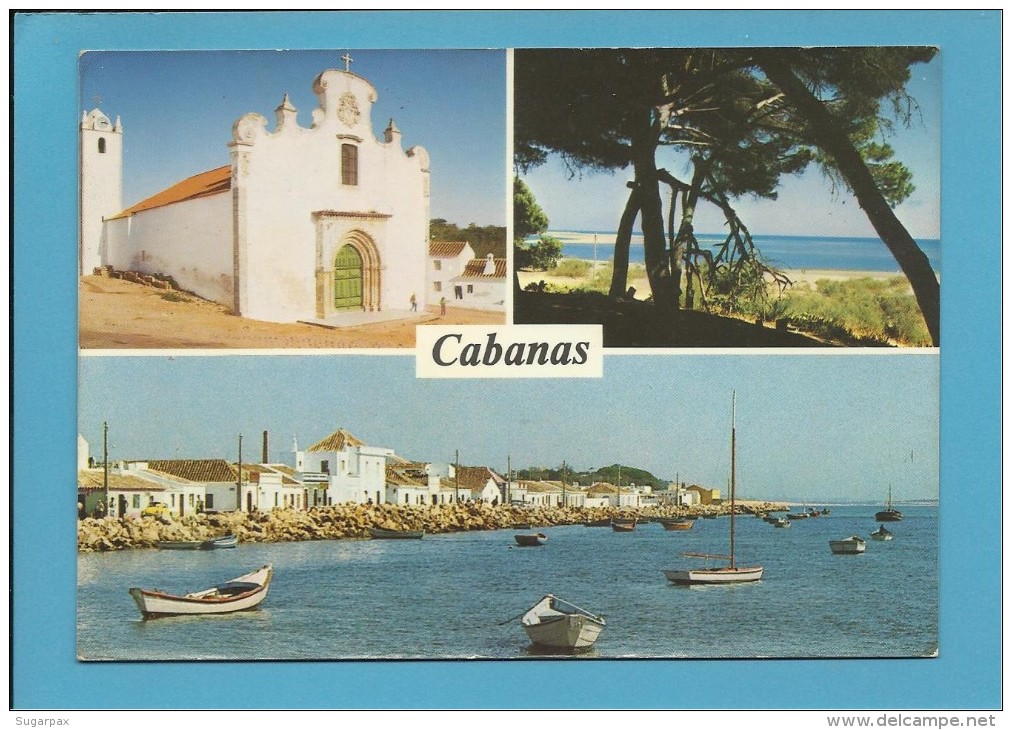 CABANAS - Tavira - ALGARVE - Portugal - Foto-Vista N.º 1140- 2 SCANS - Faro