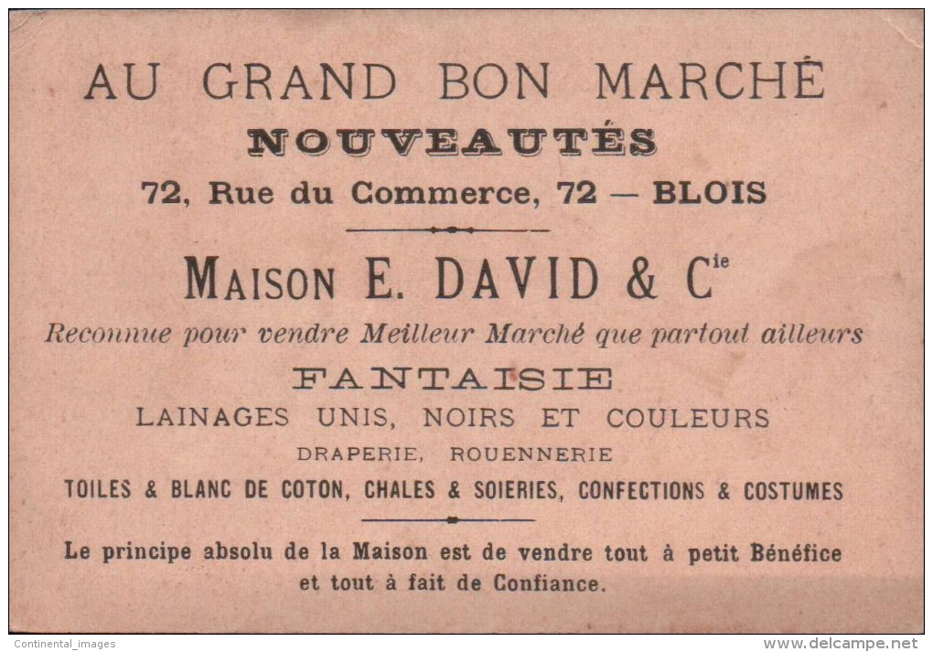 CHROMO. AU GRAND BON MARCHE/ ENFANTINA/ VERS 1880/ FOND OR/ Réference 4432 - Au Bon Marché