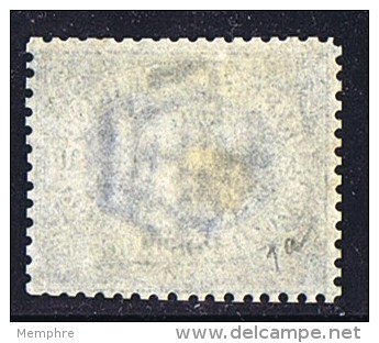 1877   Armoiries 10 Cent  Bleu  Sass  3a   * MH - Ongebruikt