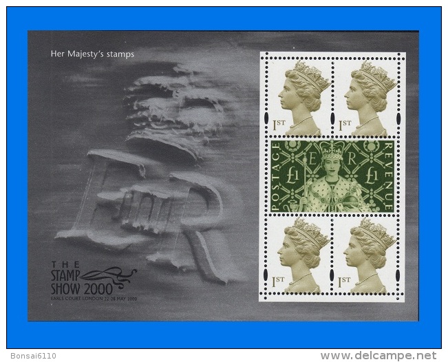 GB 2000-0008, Stamp Show 2000 International Stamp Exhibition London, MNH MS - Blocs-feuillets