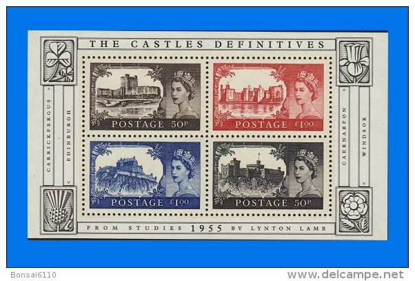 GB 2005-0010, 50th Anniversary Of First Castles Definitives, MNH MS - Blocks & Miniature Sheets