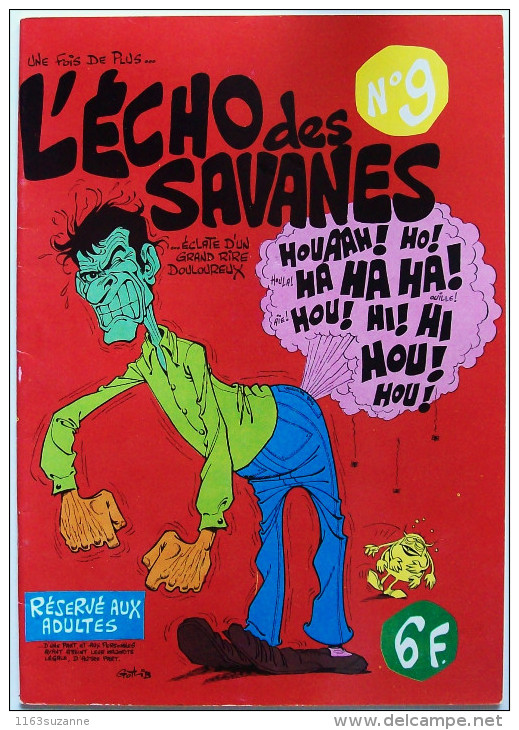 L´ECHO DES SAVANES N° 9 > Bretécher Gotlib Mandryka > Editions Du Fromage 1974 - L'Echo Des Savanes