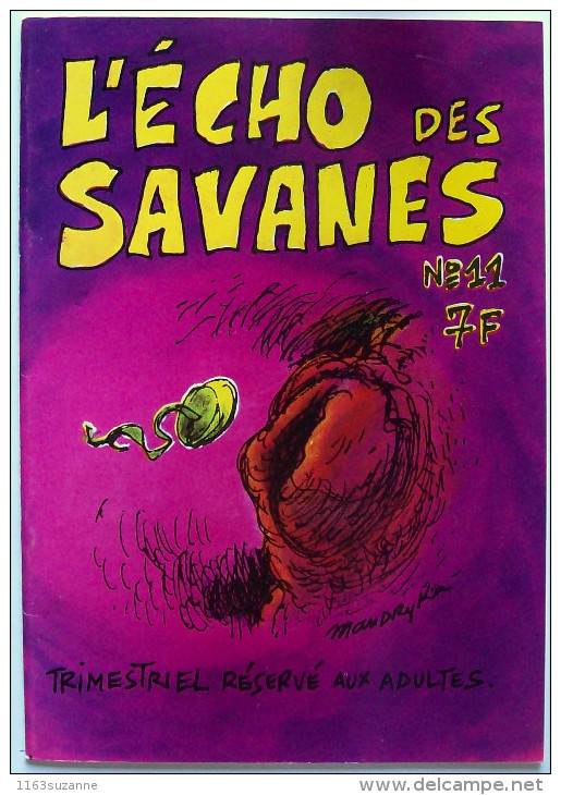 L´ECHO DES SAVANES N° 11 > Editions Du Fromage 1975 - L'Echo Des Savanes