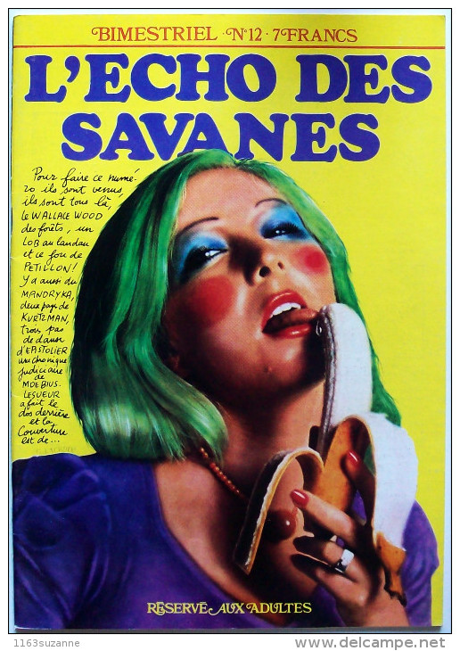 L´ECHO DES SAVANES N° 12 > Editions Du Fromage 1975 - L'Echo Des Savanes