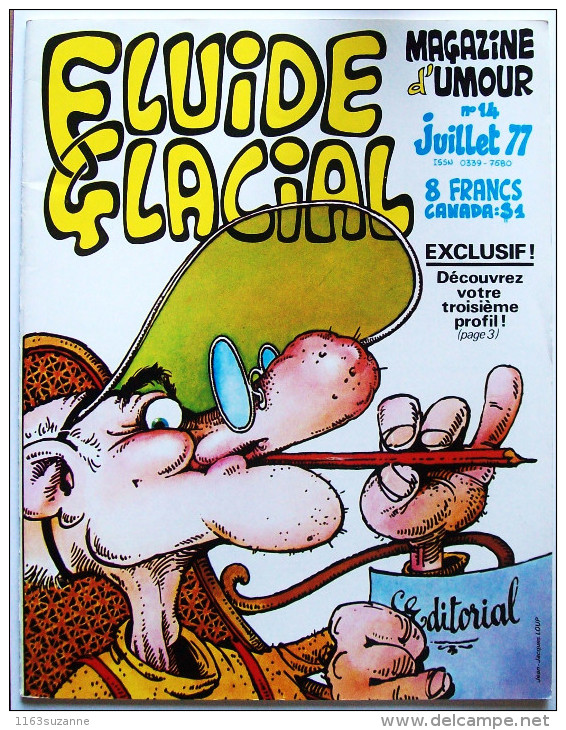 FLUIDE GLACIAL N° 14 > Juillet 1977 > Editions AUDIE - Fluide Glacial