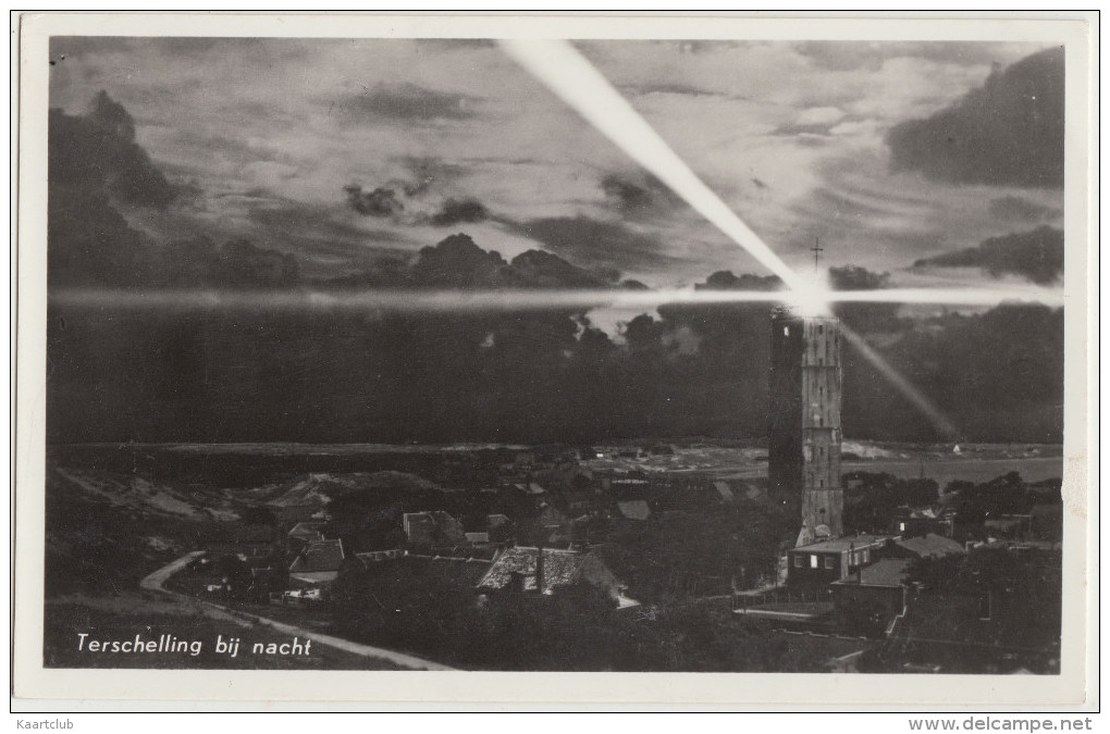 Terschelling Bij Nacht  (´De Brandaris´ - 1958) -  Holland / Nederland - Lighthouse / Phare / Leuchtturm / Vuurtoren - Terschelling