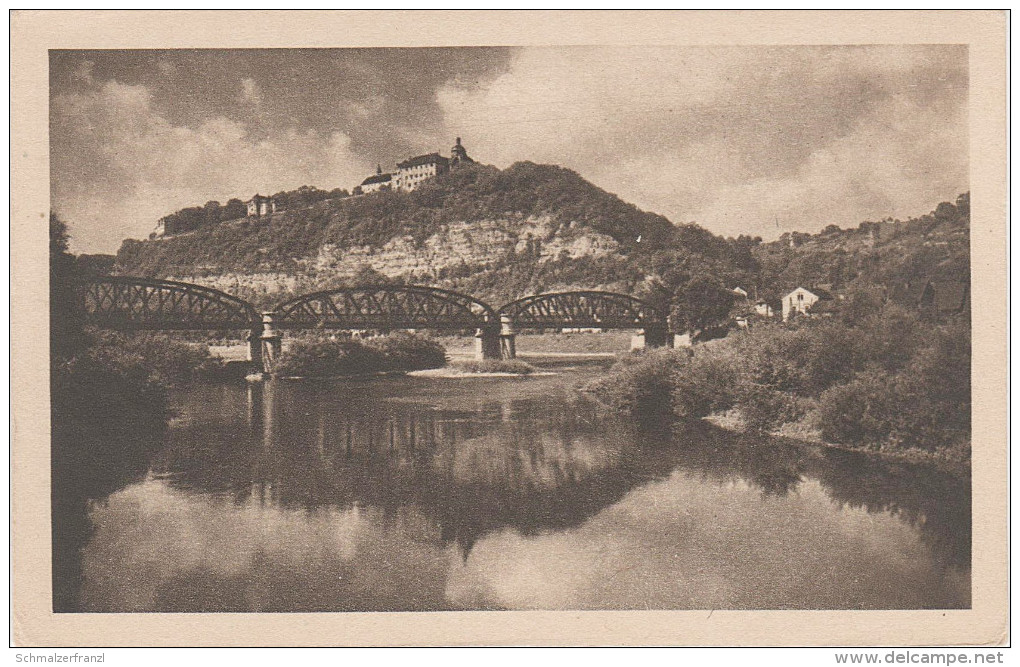 AK Dornburger Schlösser Bei Naschhausen Alexander Eisenbahnbrücke Brücke Dornburg Jena - Kahla